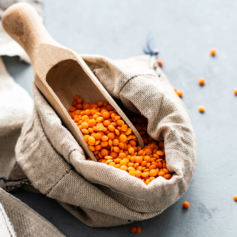 Organic Red Lentils 2 lb β Pantry at Ham Dealer